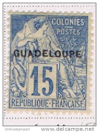 Guadeloupe: 1891 Yv 19 / Maury 19  , * , Neuf Avec ( Ou Trace De) Charniere - Ungebraucht