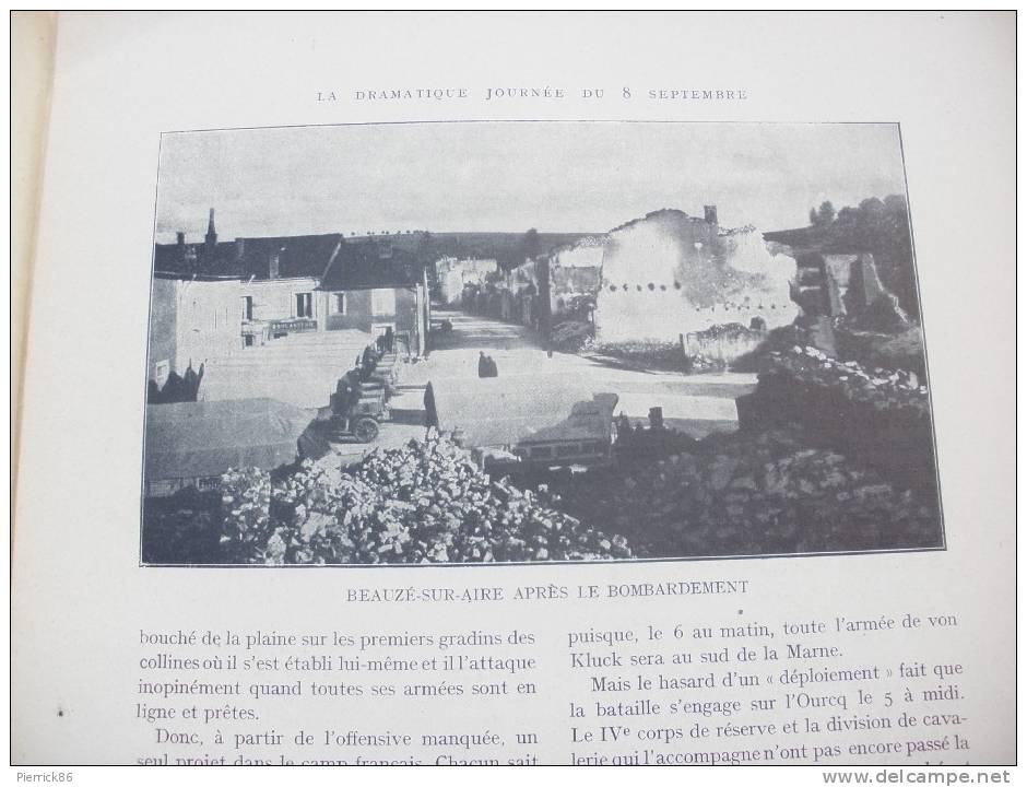 LAIMONT BEAUZE SUR AIRE VAUX MARIE SAINTE MENEHOULD CLERMONT SUR ARGONNE  LOUPPY LE PETIT HISTOIRE ILLUSTREE GUERRE 1914 - Autres & Non Classés