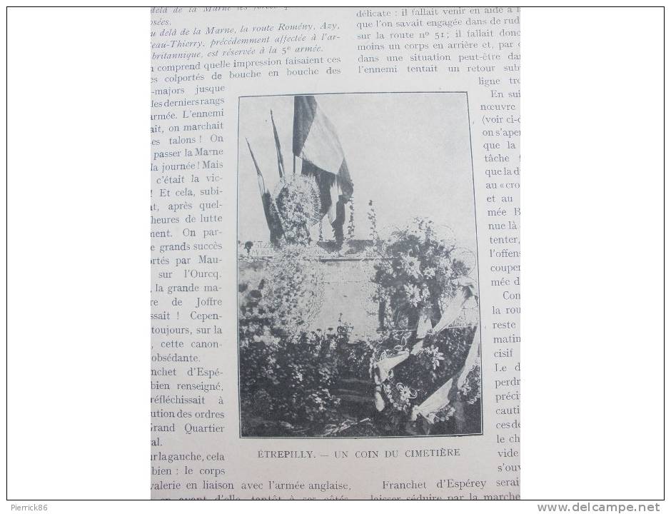 VUES DE GUE A TRESMES  MEAUX PUISIEUX FERME DE NONGLIRE ACY EN MULTIEN ORMOY SENNEVIERES  HISTOIRE ILLUSTREE GUERRE 1914 - Autres & Non Classés