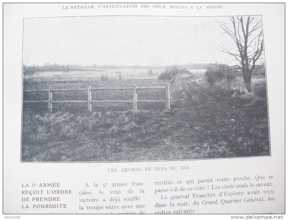 VUES DE GUE A TRESMES  MEAUX PUISIEUX FERME DE NONGLIRE ACY EN MULTIEN ORMOY SENNEVIERES  HISTOIRE ILLUSTREE GUERRE 1914