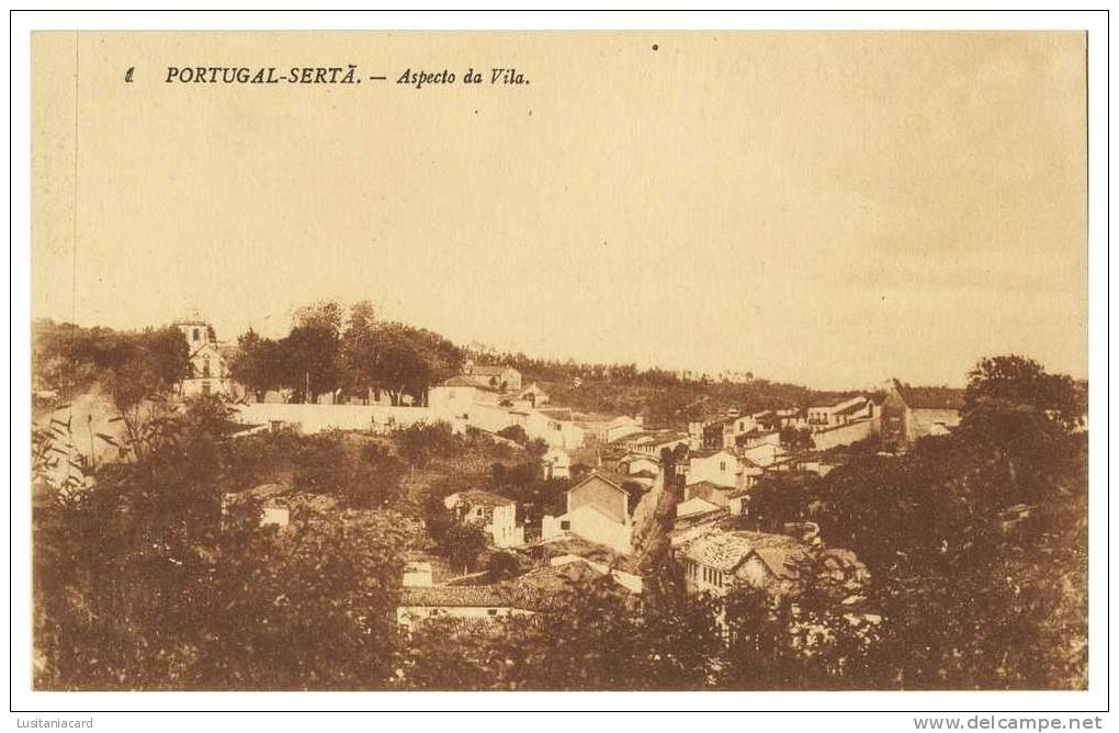 SERTÃ  - Aspecto Da Vila (Ed. Farmácia Z. Lucas) Carte Postale - Castelo Branco