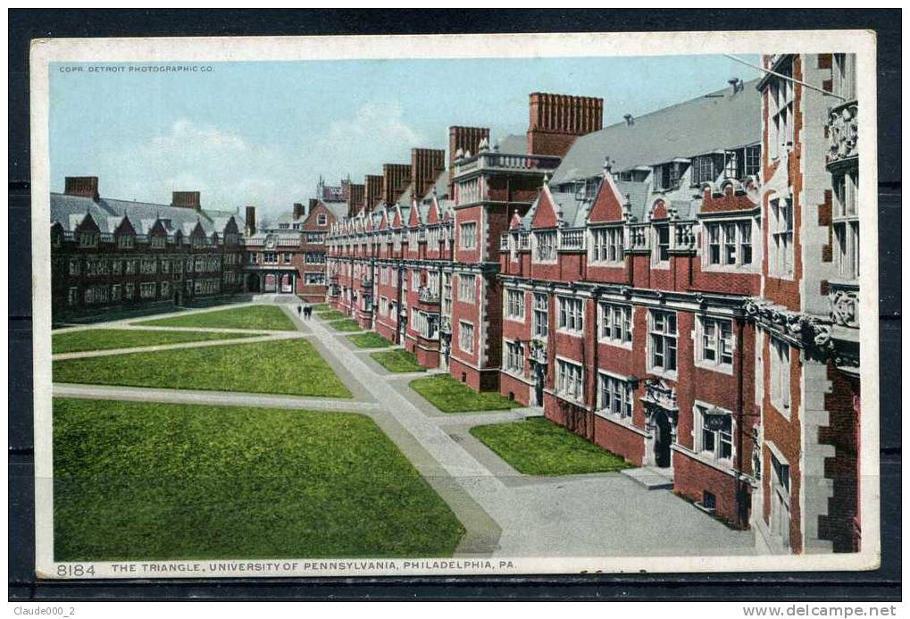 PHILADELPHIE . Triangle Universitaire De Pensylvanie . Voir Recto - Verso  (K869) - Philadelphia