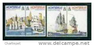 MONTSERRAT 1976 Scott # 359-62 MNH Set Of Tall Ships Catalogue $3.25 - Montserrat