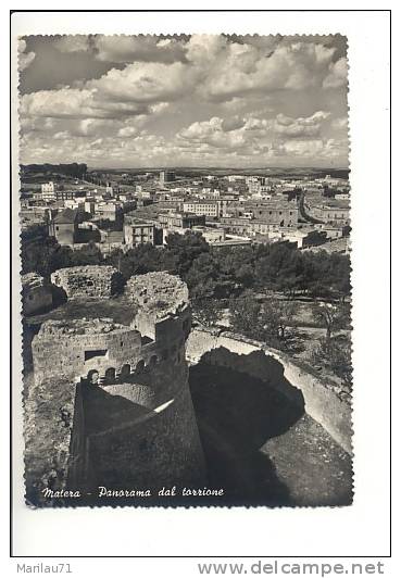 M353 BASILICATA MATERA VIAGGIATA NEL 1957 - Matera