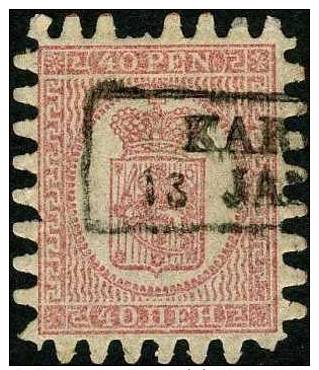 FINNLAND Nr. 9Cx STPL.,  PRACHT, C.V. 120,- / MEHR BILDER IM TEXT! - Used Stamps