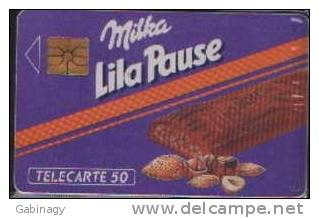 FRANCE - 95 - CHOCOLATE - LILA PAUSE - 50 UNITS - 1990