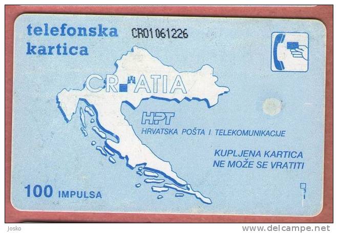 VUKOVAR - Stamp On Card ( Croatia Old & Rare Card ) Postmark Stamps On Cards Timbre Timbres Briefmarke Sello Francobollo - Croatia