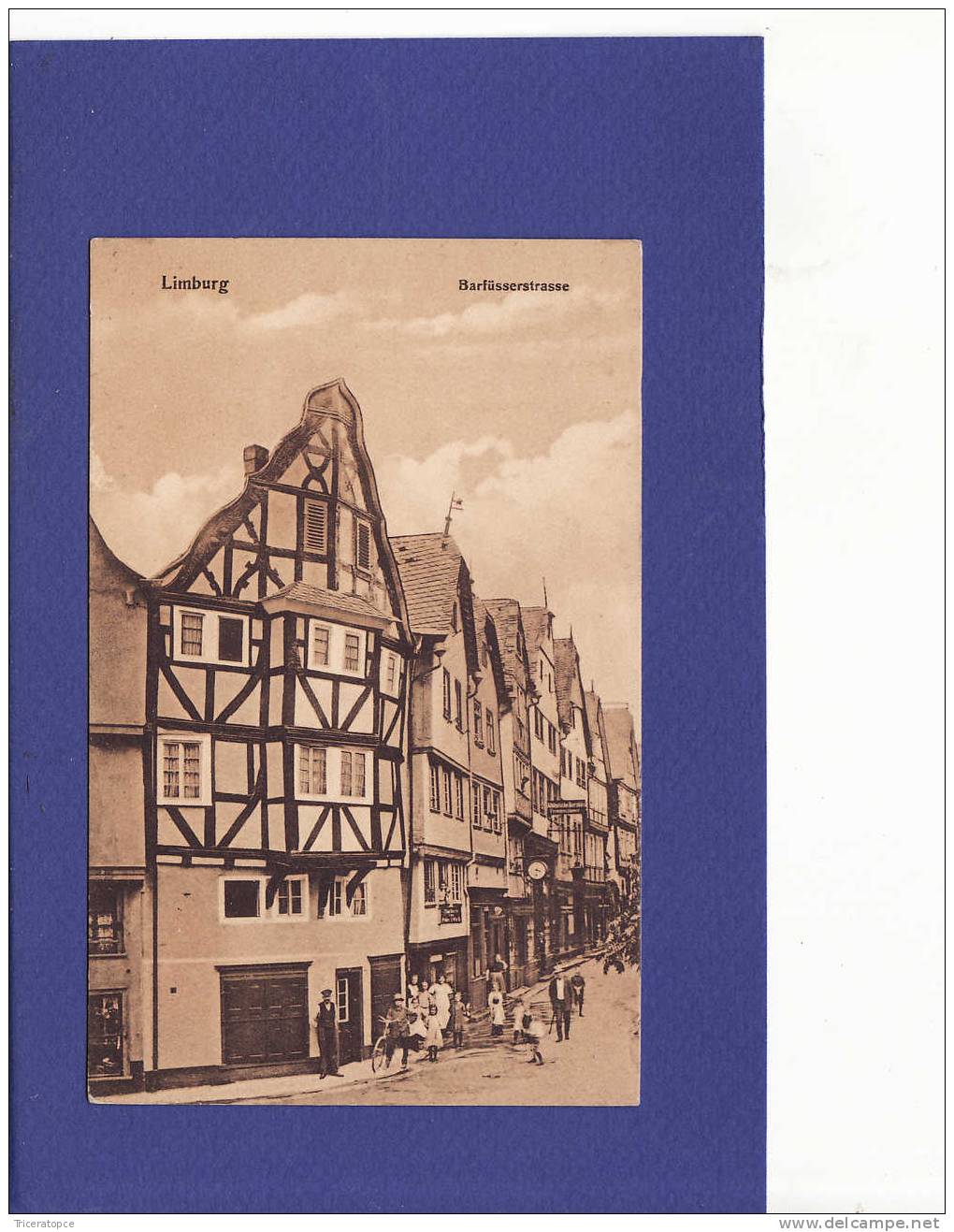 TZ 501)  LIMBURG  Barfusserstrasse  Animation  1912 ( TRES TRES BON état) 42 - Limburg