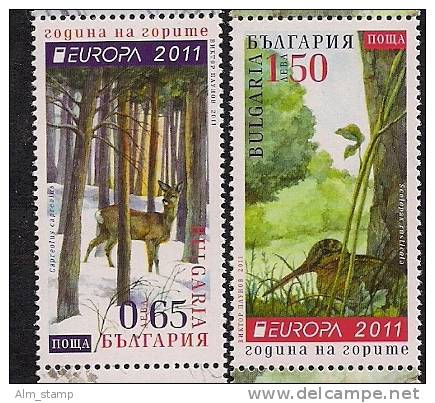 2011 Bulgarien Mi. 4989-90**MNH  Europa - 2011