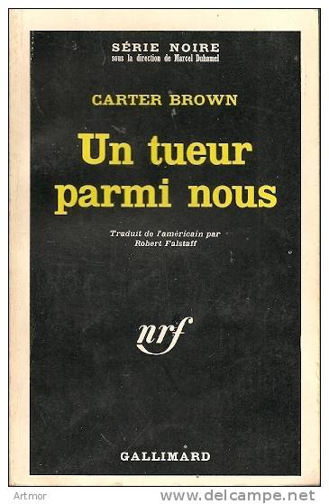 SERIE NOIRE N° 1095 - EO 1967 - CARTER BROWN -  UN TUEUR PARMI NOUS - Série Noire