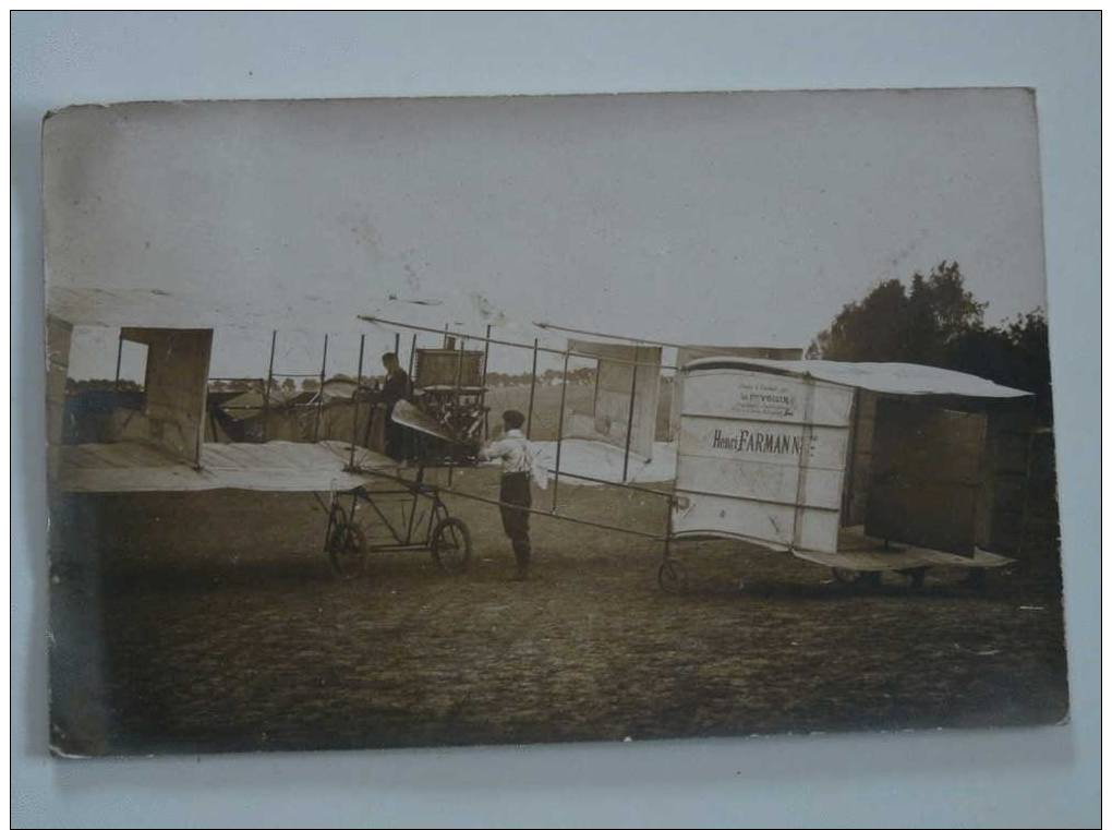 CPA Animée  HENRI FARMANN  Départ De L'avion En 1900 A MOURMELON MARNE - ....-1914: Precursori