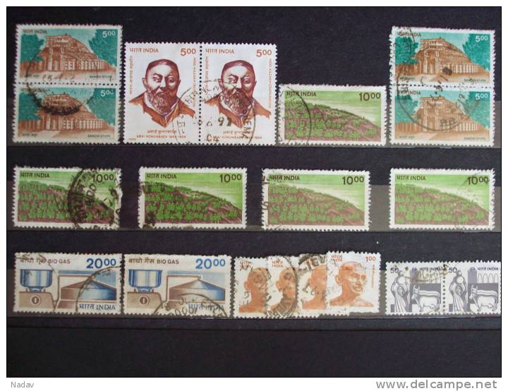 India- Used Stamps,  Set- 0219. - Gebruikt