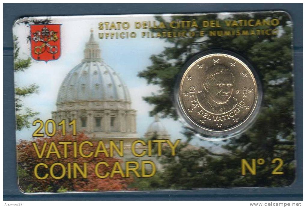 VATICANO / VATICAN CITY 2011 --COIN CARD N°2 ---FDC - Vatikan