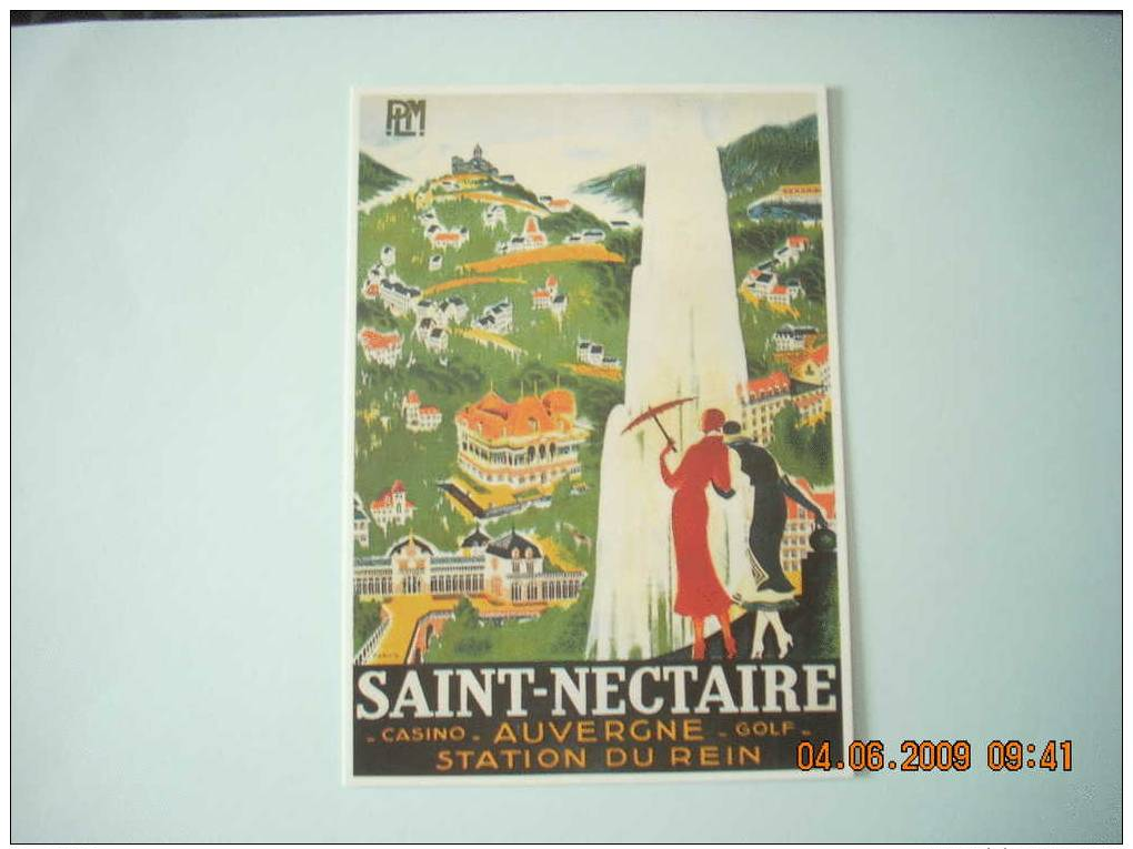 CLO  420   AFFICHE  S.N.C.F   1930 - Saint Nectaire