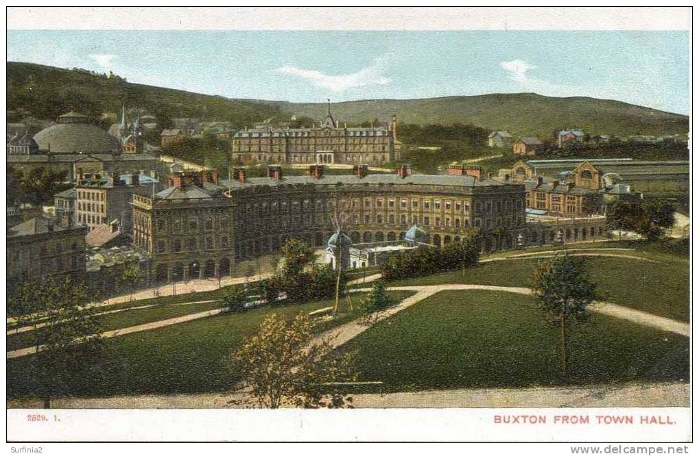 DERBYSHIRE - BUXTON - FROM TOWN HALL Pre-WWI  Db251 - Derbyshire