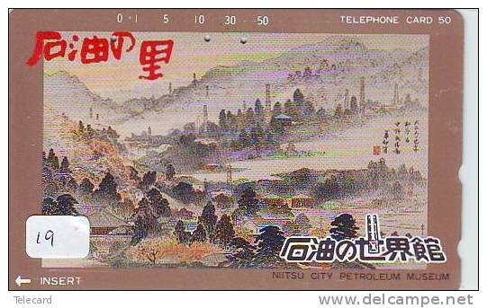 Télécarte Japon * MUSÉE (19) MUSEUM Japan Phonecard * Telefonkarte * &#21338;&#29289;&#39208; * MUSEO * MUSEU* PETROLEUM - Oil