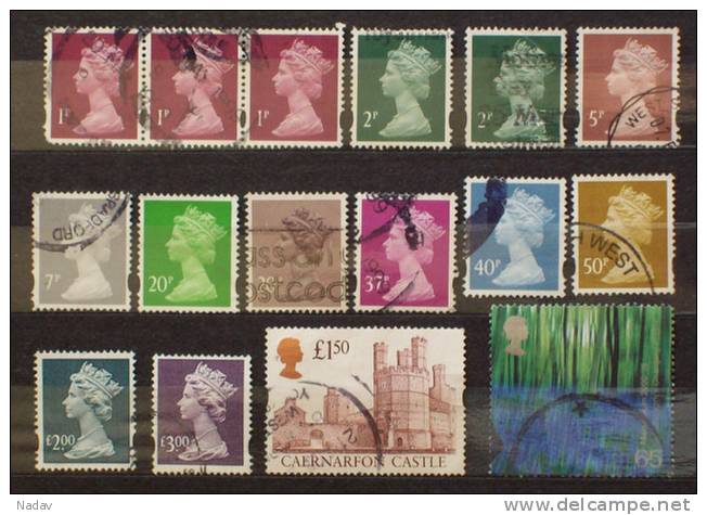 Great Britain - Used Stamps- 0116 - Collections
