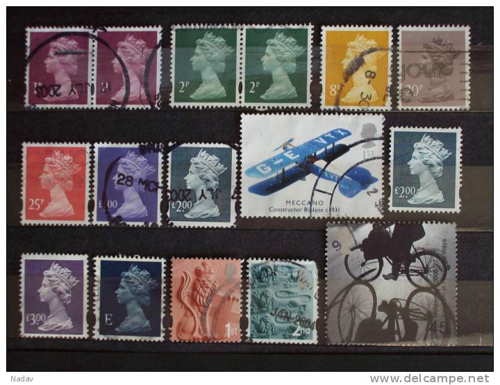 Great Britain - Used Stamps- 0316 - Collections