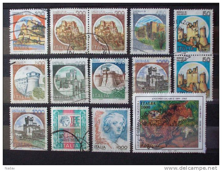 Italy - Used Stamps -0314 - Sammlungen