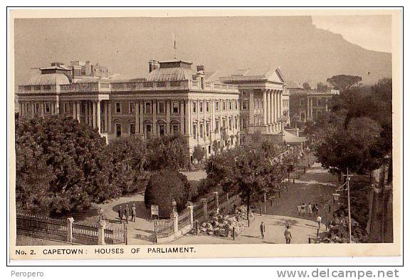 AK SOUTH AFRICA  No.2. CAPETOWN : HOUSES OF PARLIAMENT  OLD POSTCARD - South Africa