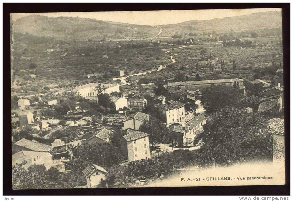 Cpa  Du 83  Seillans Vue Panoramique EE16 - Autres & Non Classés