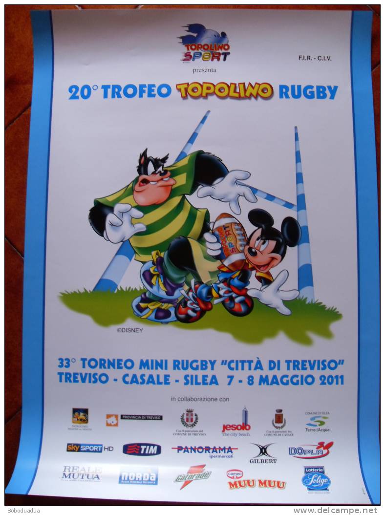 MANIFESTO RUGBY 33° TORNEO CITTA’ DI TREVISO 2011 - 20° TORNEO TOPOLINO - Rugby