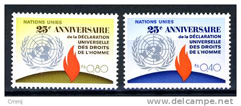 1973 - U.N. OFFICES IN GENEVA - ONU UFFICIO DI GINEVRA - Catg. Mi 35/36 - MINT - MNH (PGS01062011) - Neufs