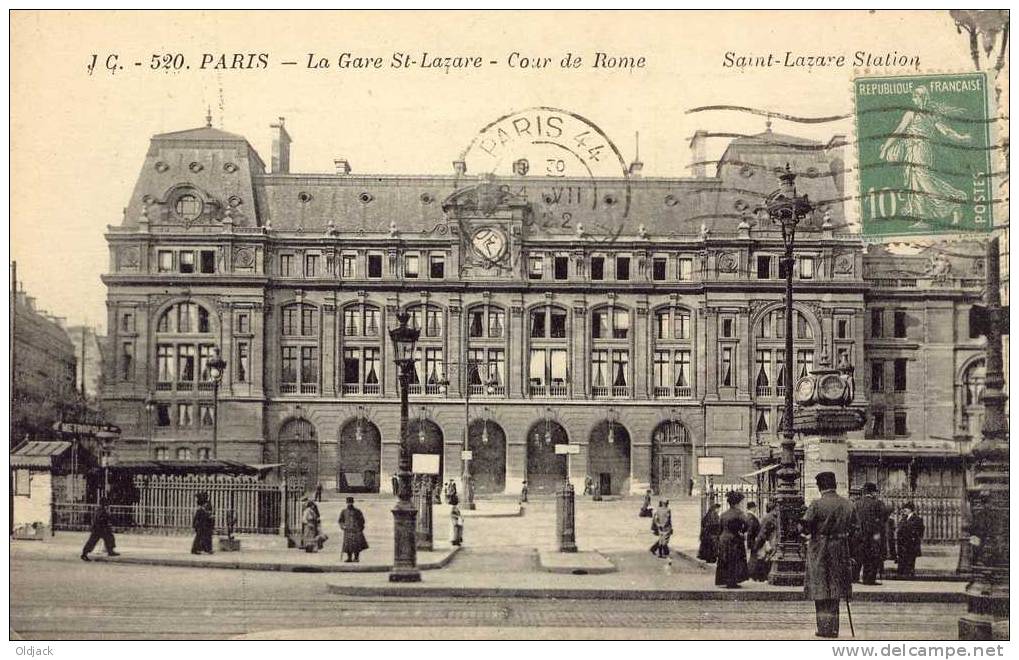 Paris - Gare Saint-Lazare Cour De Rome - Stations, Underground