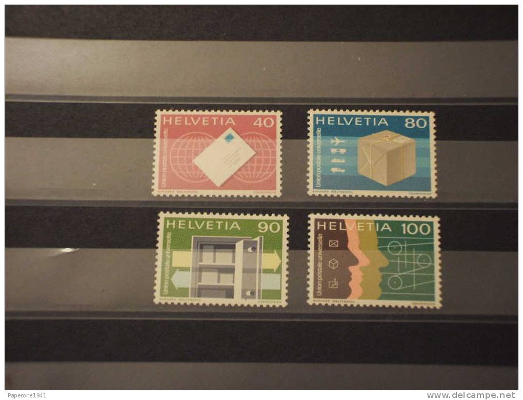 SVIZZERA - SERVIZIO-1976 U.P.U. 4v. - NUOVI(++)-TEMATICHE - Dienstzegels
