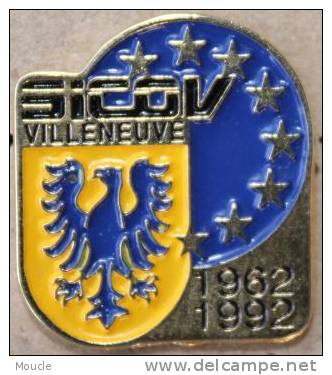 SICOV VILLENEUVE - VAUD - SUISSE - SWISS - AIGLE NOIR - ETOILES DE L´EUROPE - 1962 - 1992 - Asociaciones