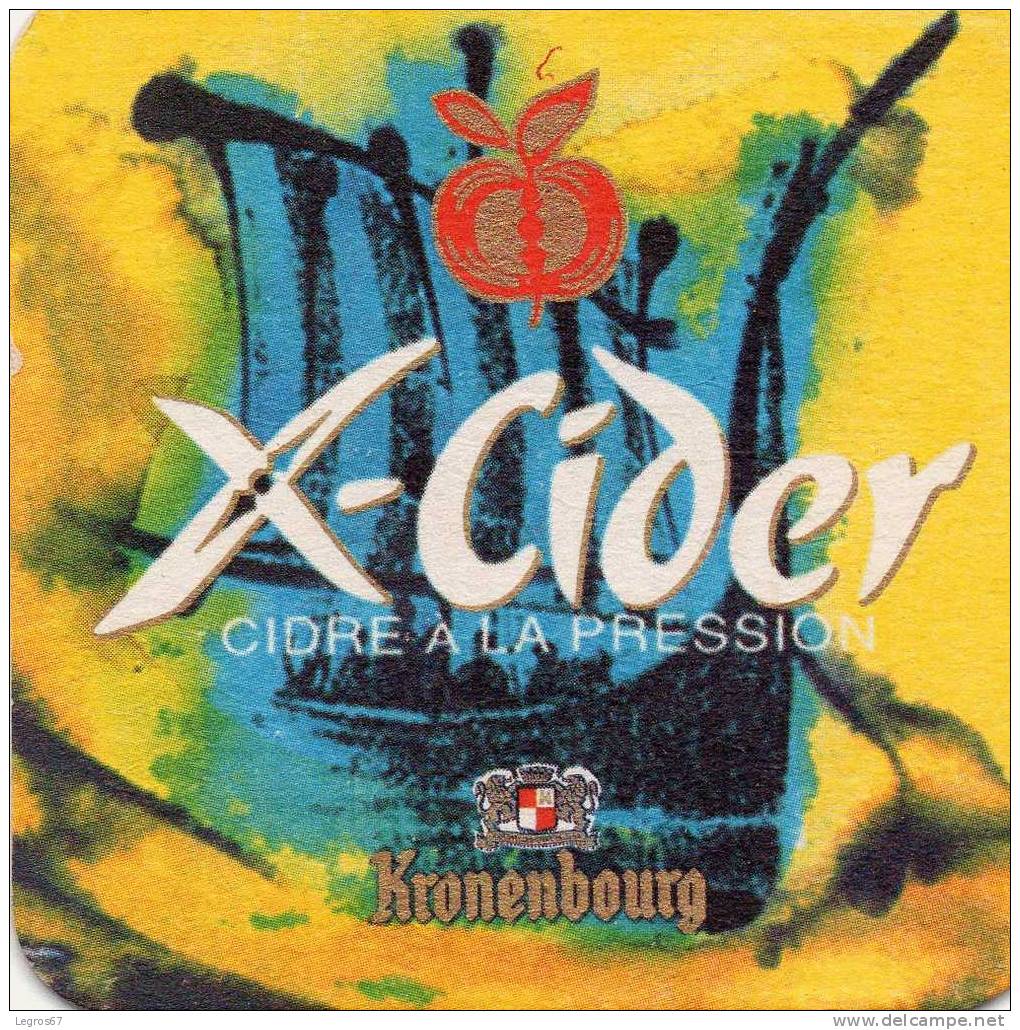 KRONENBOURG X-CIDER - Beer Mats