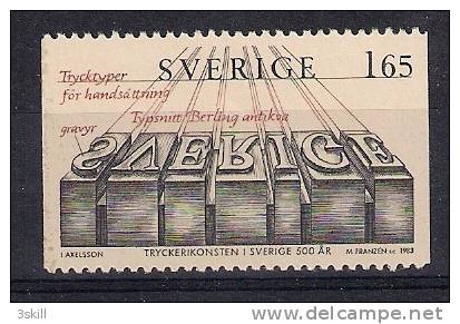 Suède Sverige Sweden Schweden 1983, YT 1201 ** - Unused Stamps
