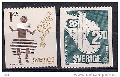 Suède Sverige Sweden Schweden 1983, YT 1219-1220 ** - Neufs