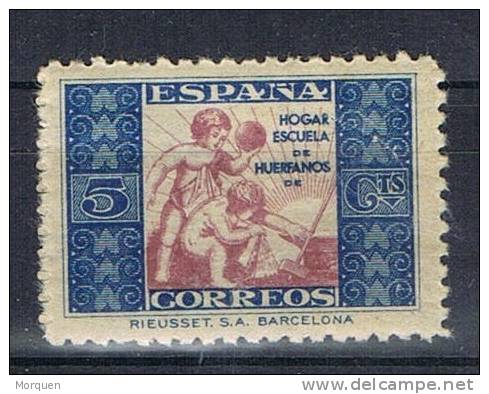 Beneficencia, Huerfanos Correos 5 Cts  Rieusset, Edifil Num 1 * - Charity