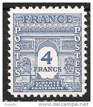 France 627 Arc De Triomphe Neuf * - 1944-45 Triumphbogen