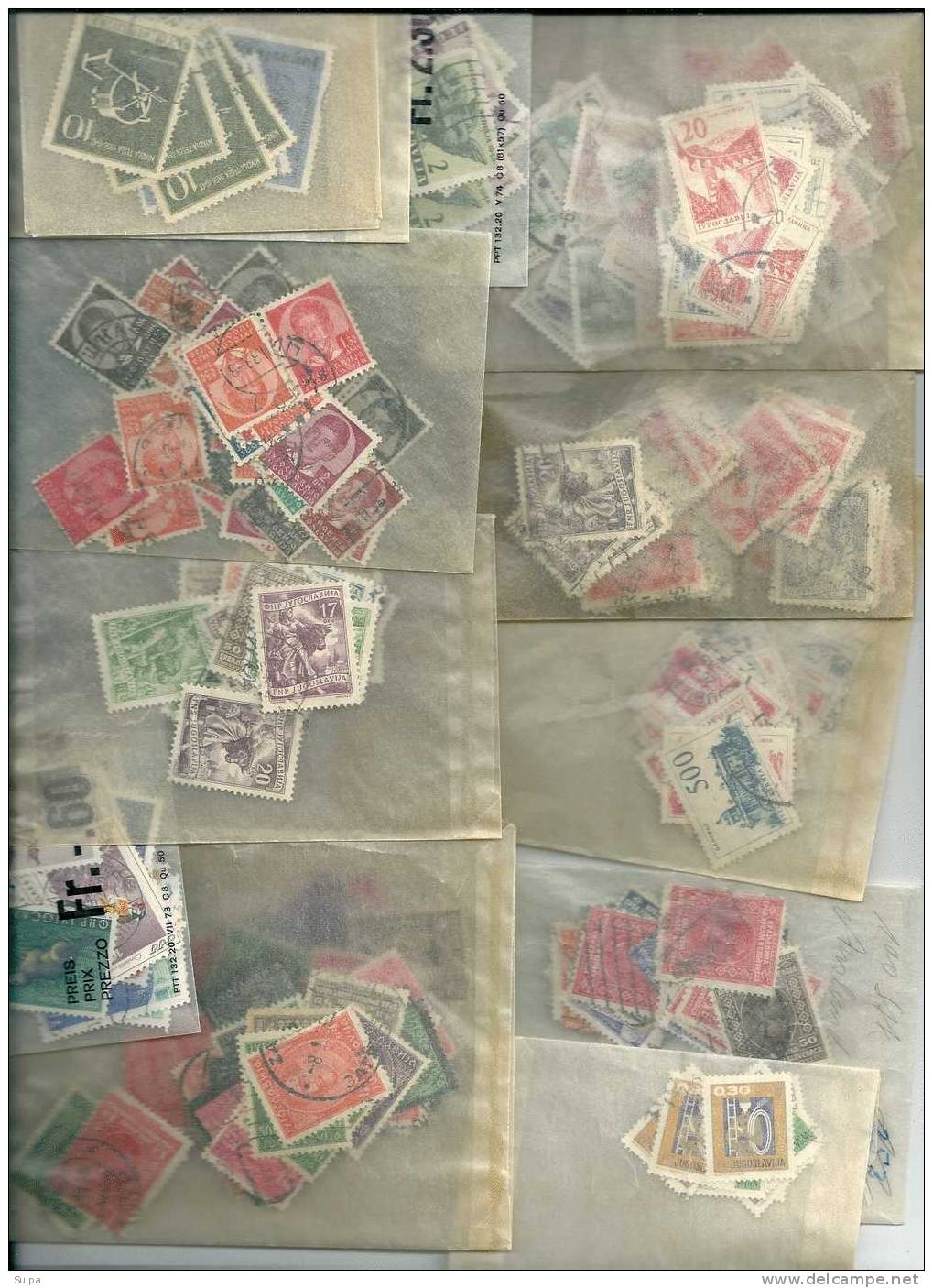 Yougoslavie, Lot De 700 Timbres Environ - Used Stamps