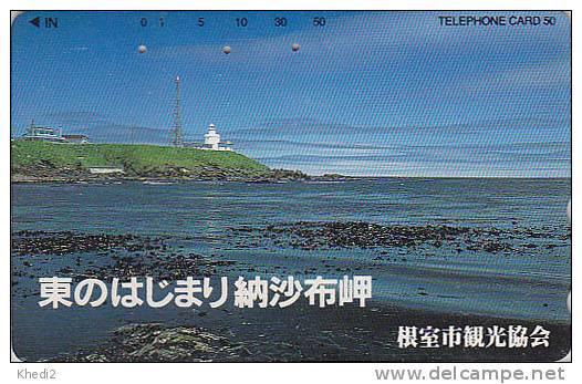 Télécarte Japon - PHARE - Lighthouse Japan Phonecard  -  Leuchtturm Telefonkarte - FARO - 66 - Phares