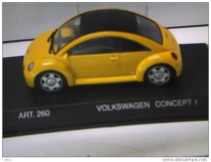 VOLSWAGEN CONCEPT 1995 JAUNE DET260 ECHELLE 1/43° - DetailCars