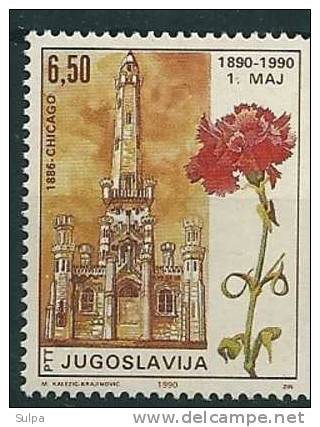 Yougoslovie, 1er Mai, Jour Du Travail, Centenaire / Tag Der Arbeit, 1. Mai - Unused Stamps