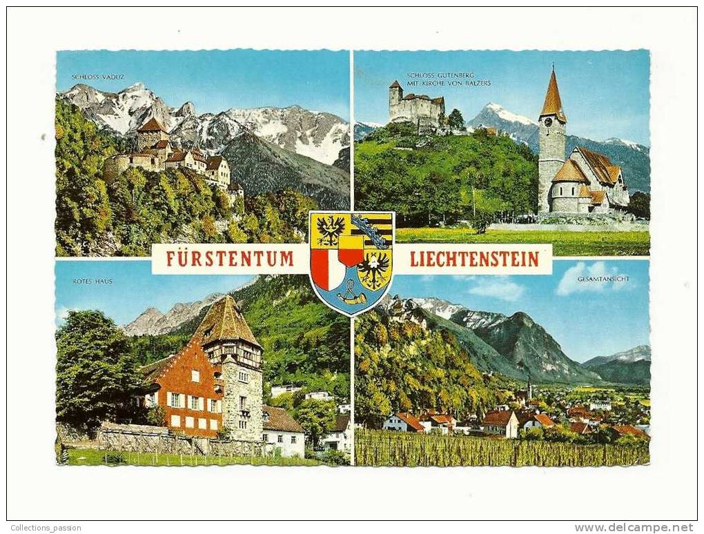 Cp, Liechtenstein, Multi-Vues - Liechtenstein