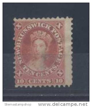 NEW BRUNSWICK - QUEEN VICTORIA 10C RED - V4142 - Unused Stamps