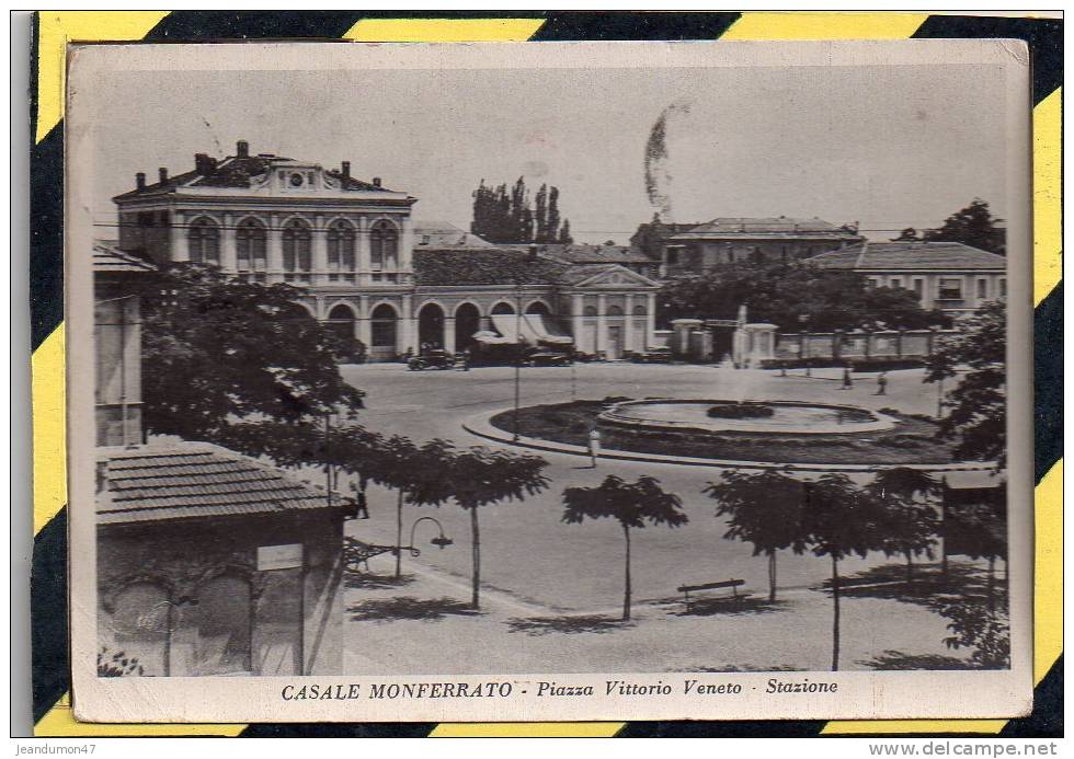 CASALE MONFERRATO - PIAZZA VITTORIO VENETO - STAZIONE. - Alessandria