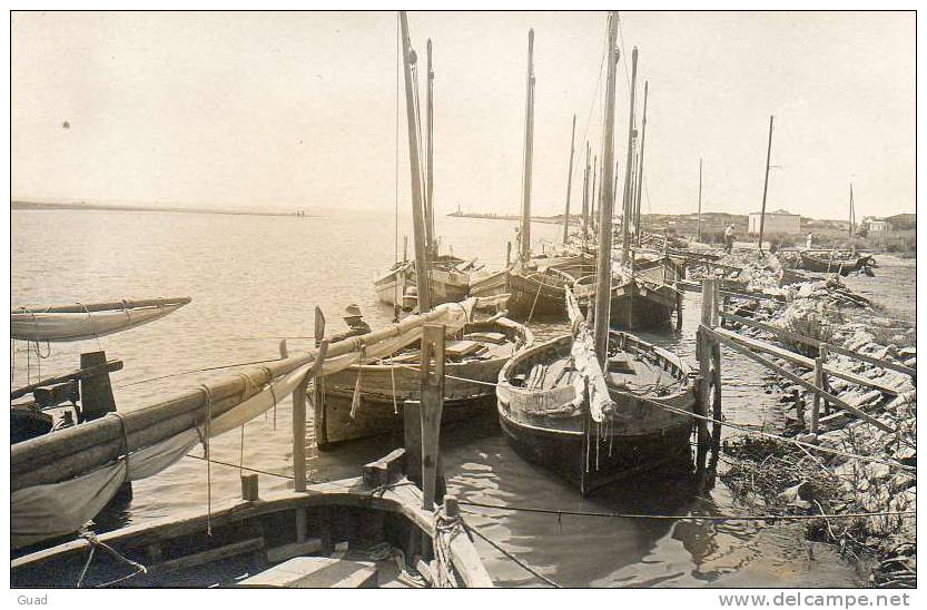 VALARS - LES BATEAUX DE PECHE -  SUPERBE CARTE PHOTO - Castelnau Le Lez