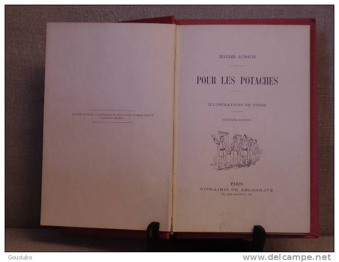 Audoin.M. Pour Les Potaches, Illustrations De Ginos, Librairie Delagrave 2ème édition.Lycée Montauban Prix 1902. - 1801-1900