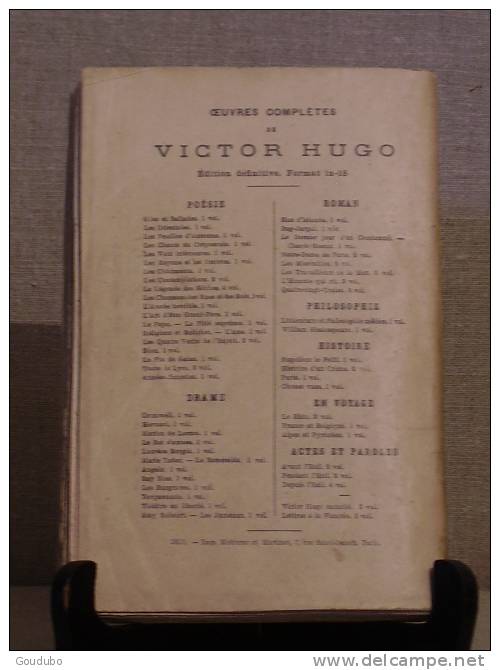 Victor HUGO, Œuvres Complètes, Drame: Lucrèce Borgia, Édition NE VARIETUR, J. Hetzel . - 1801-1900