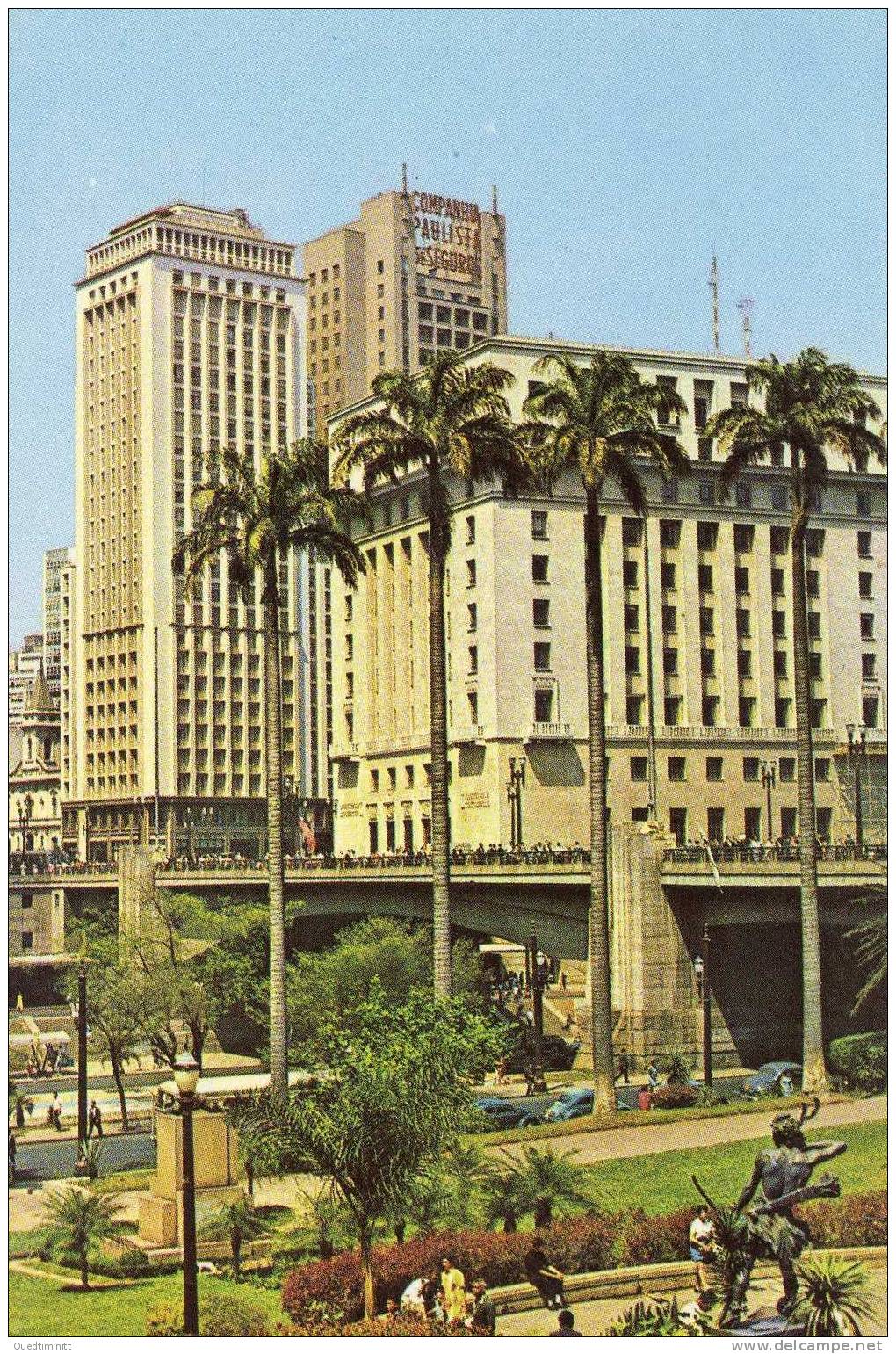 Brésil.cpsm.Sao Paulo.vale Do Anhangabau. - São Paulo