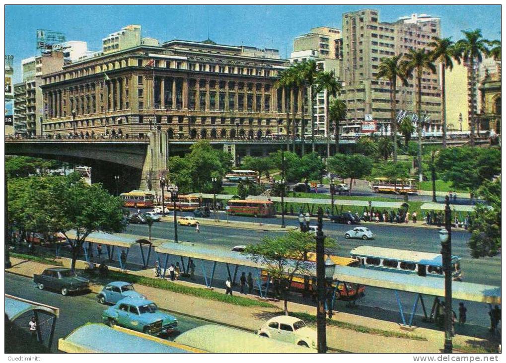 Brésil.cpsm.Sao Paulo. Viaduto Do Cha. - São Paulo