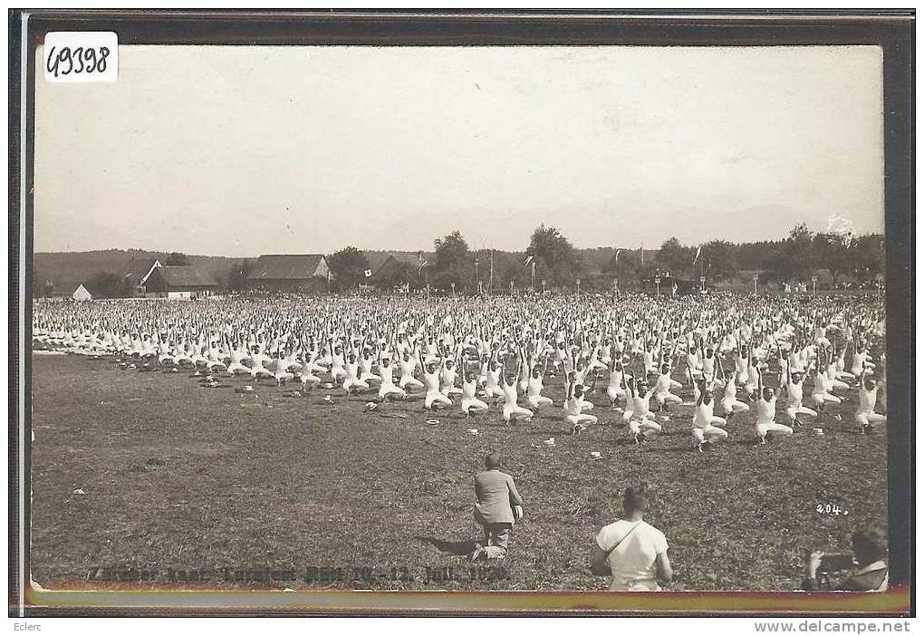 RÜTI - ZÜRCHER KANT. TURNFEST JULI 1920 - TB - Rüti