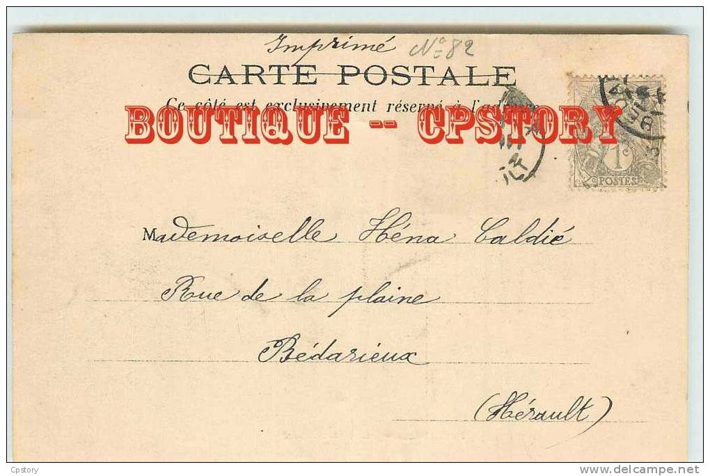 AUTHENTIQUE PARIS VECU N° 82 - Paris Port De Mer - Bateau - Dos Scané - Konvolute, Lots, Sammlungen