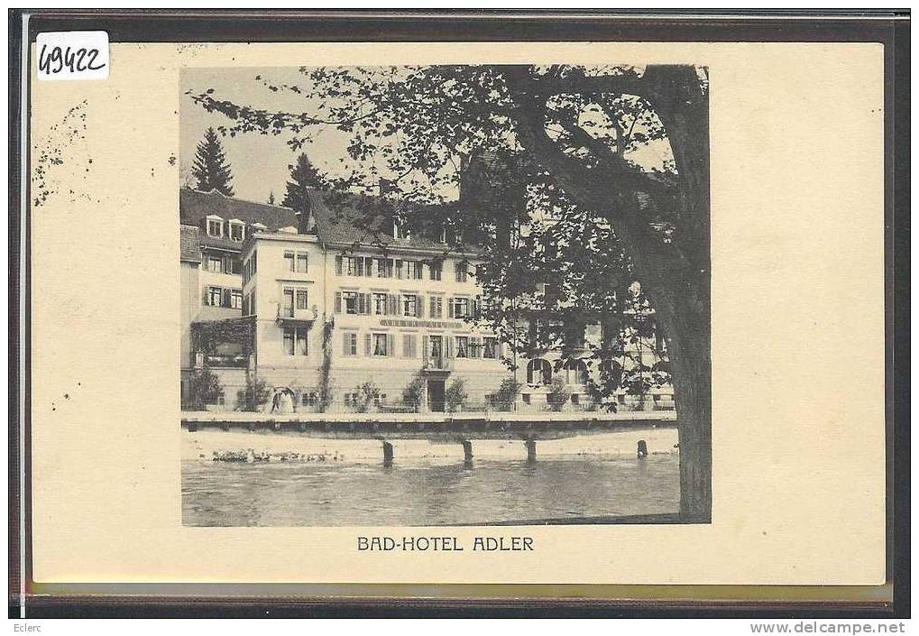 BADEN - BAD HOTEL ADLER  - TB - Baden